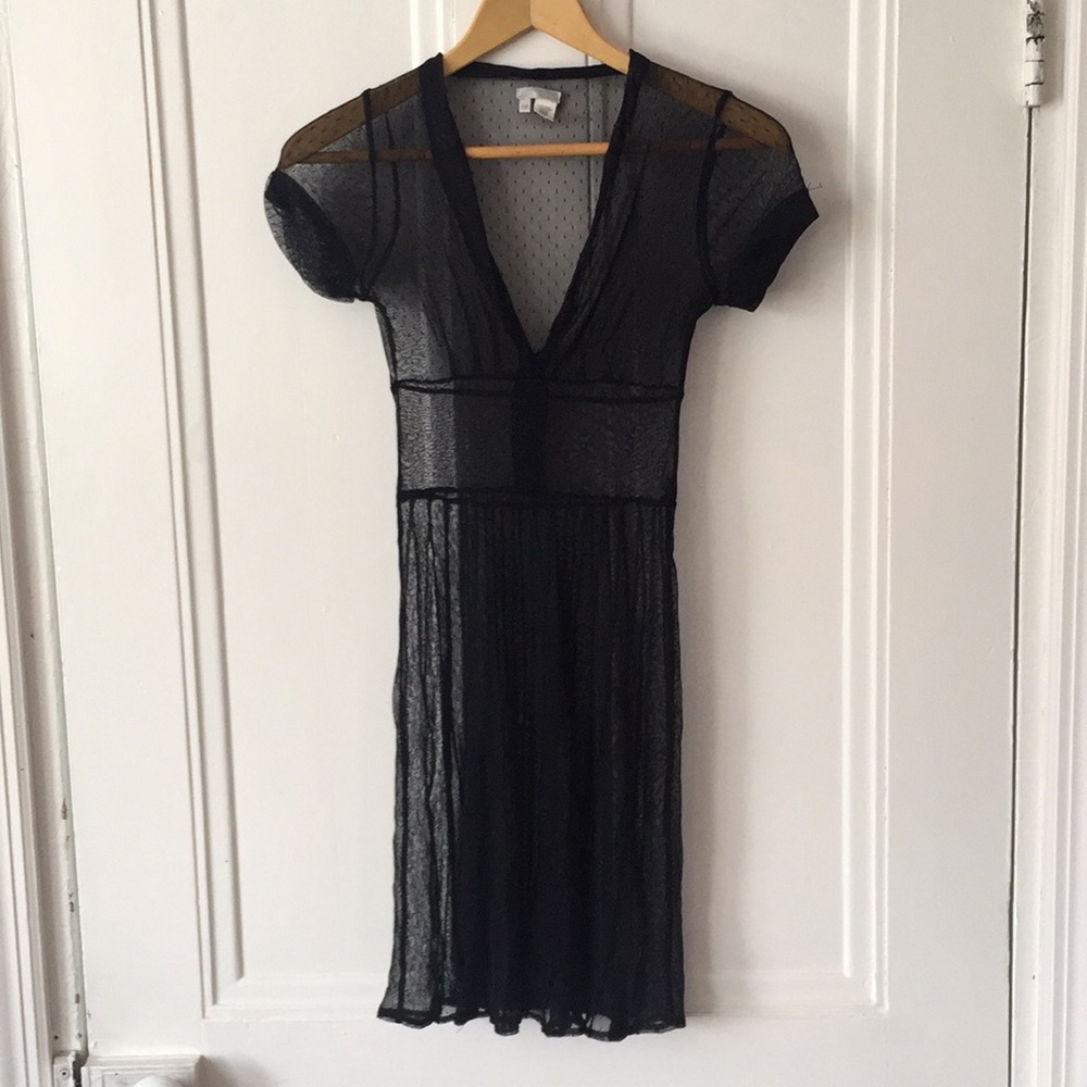 Lux Sheer Black Dress Size XS